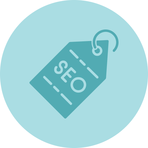 etiqueta seo icono gratis