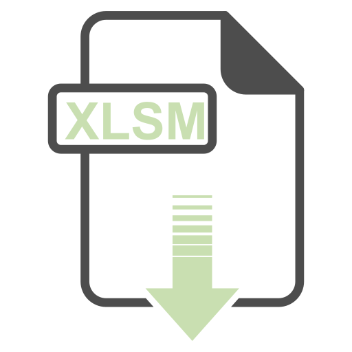xlsm icono gratis