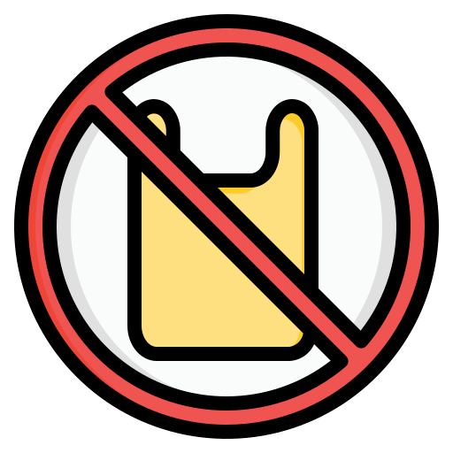 No plastic bag - Free signaling icons