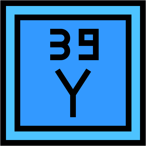 Yttrium free icon Yttrium free icon
