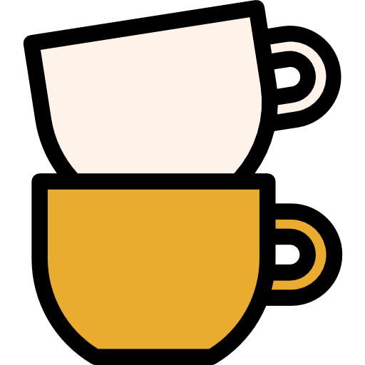 Coffee Cups Octopocto Lineal Color Icon