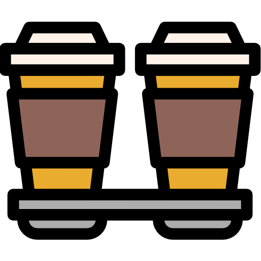 Coffee Cup Octopocto Lineal Color Icon