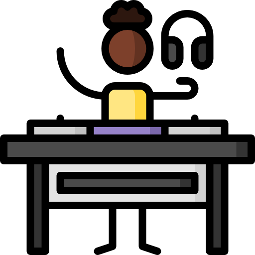 Диджей бесплатно иконка Диджей бесплатно иконка