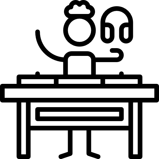 Диджей бесплатно иконка Диджей бесплатно иконка