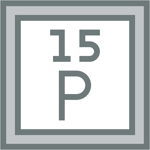 Phosphorus free icon