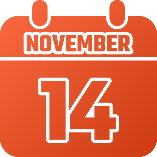 14 de noviembre icono gratis