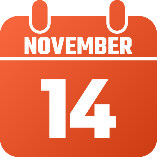 14 de noviembre icono gratis