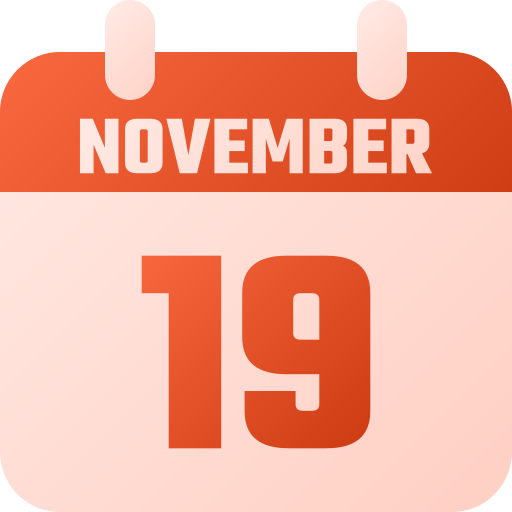 November - Free time and date icons