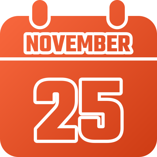 25 de novembro grátis ícone 25 de novembro grátis ícone