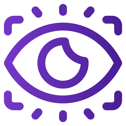 escáner ocular icono gratis