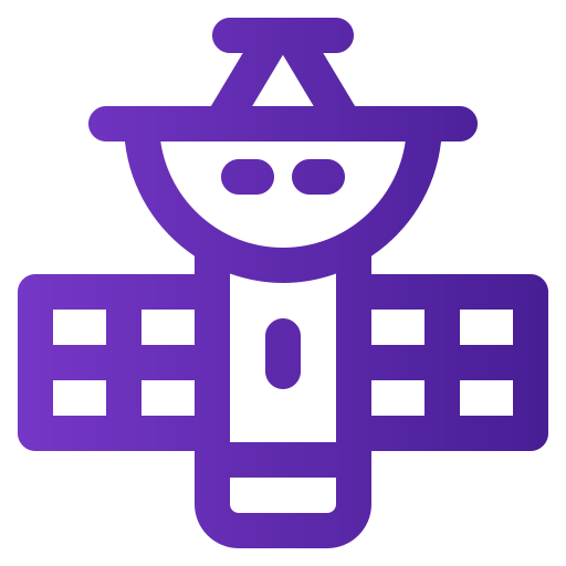 satélite espacial icono gratis