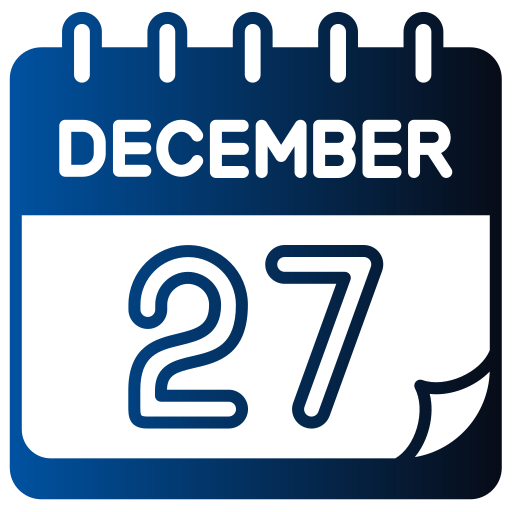 diciembre icono gratis