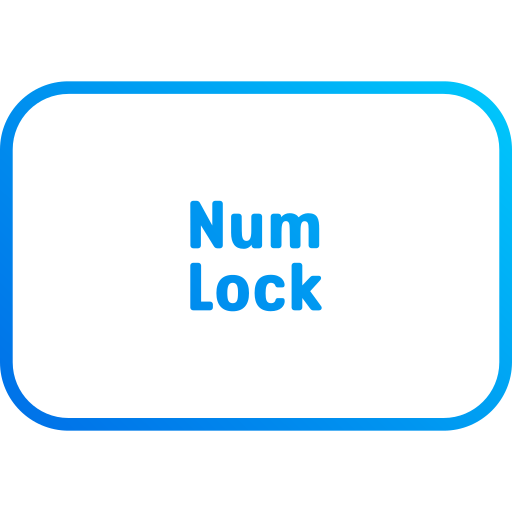 num lock icono gratis