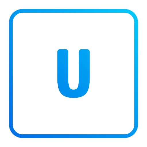 letra u icono gratis
