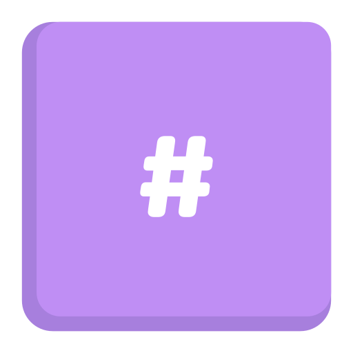 hashtag Icône gratuit hashtag Icône gratuit