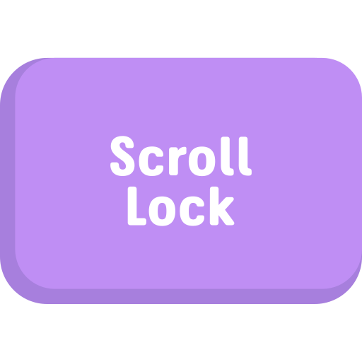 bloqueo de desplazamiento icono gratis