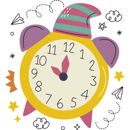 Clock free sticker Clock free sticker