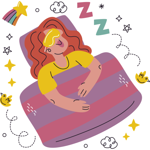 dormir gratis sticker