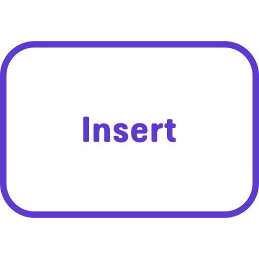 Insert free icon Insert free icon