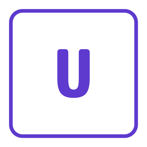 letra u icono gratis