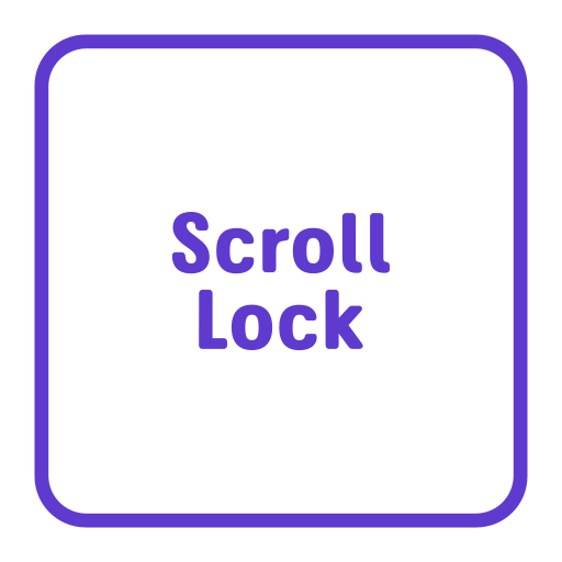 bloqueo de desplazamiento icono gratis