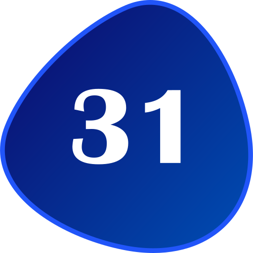 número 31 grátis ícone número 31 grátis ícone