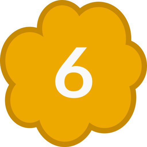 six Icône gratuit six Icône gratuit