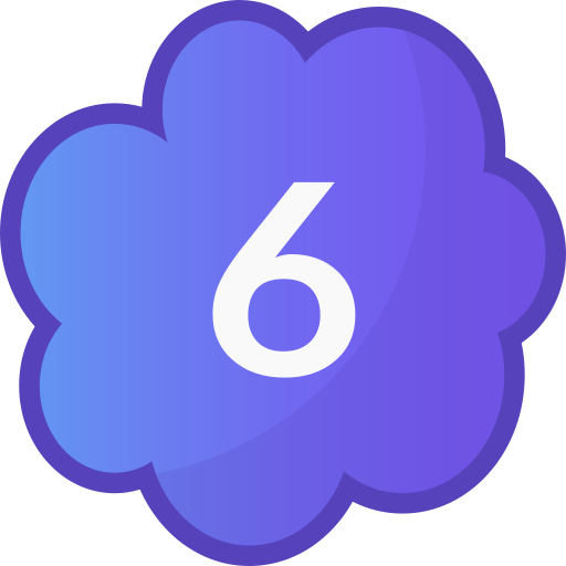 six Icône gratuit six Icône gratuit