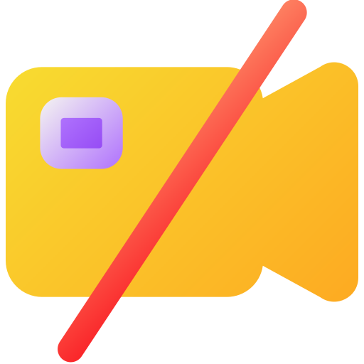 Camera off free icon