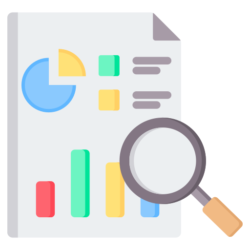 análisis de los datos icono gratis