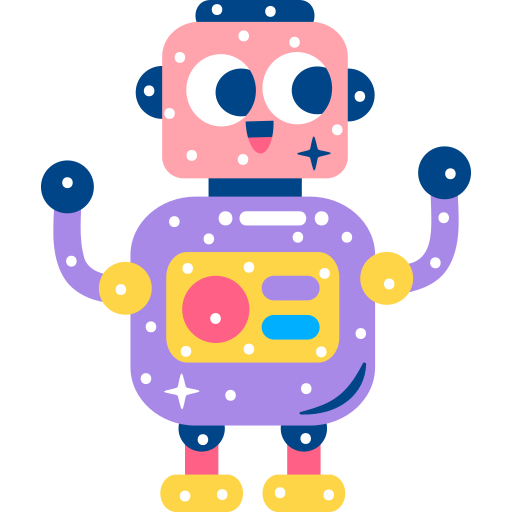 robot gratis sticker