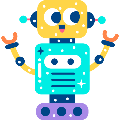 robot gratis sticker