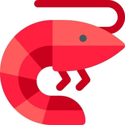 Королевская креветка бесплатно иконка Королевская креветка бесплатно иконка