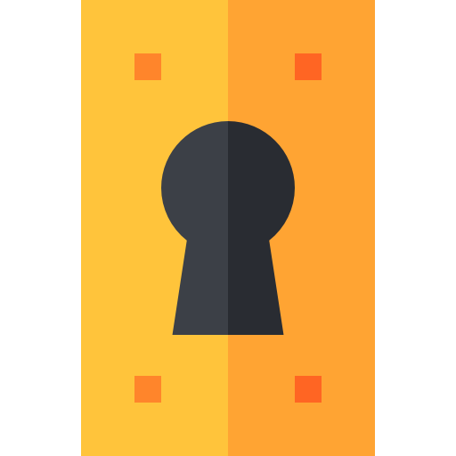 Lock Basic Straight Flat icon