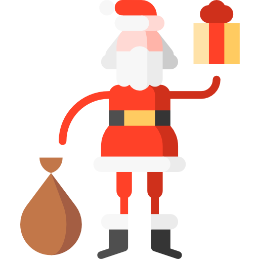 papá noel icono gratis