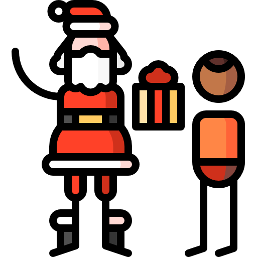 papá noel icono gratis