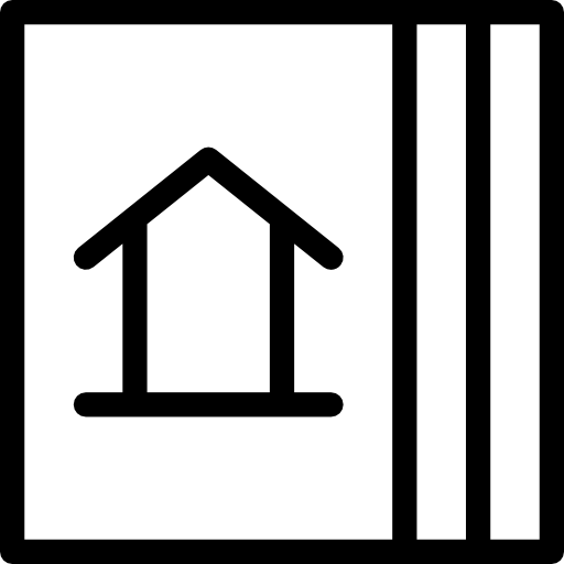 bienes raíces icono gratis