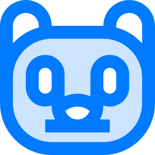 Panda Vitaliy Gorbachev Blue Icon