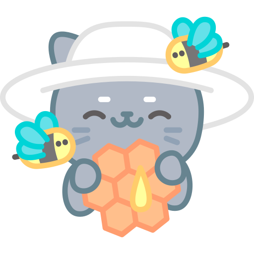 Honeycomb free sticker