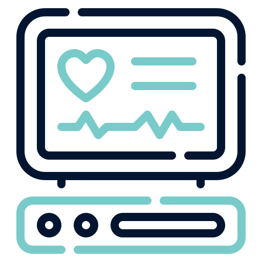 monitor de electrocardiograma icono gratis