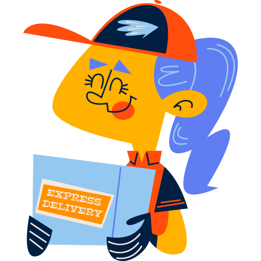 kurier kostenlos Sticker