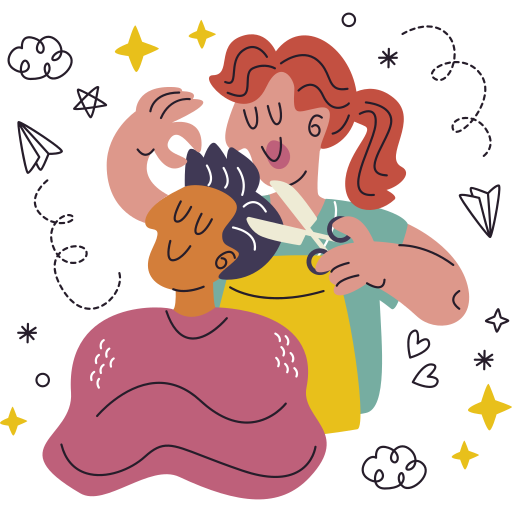 coiffeur gratuit sticker coiffeur gratuit sticker
