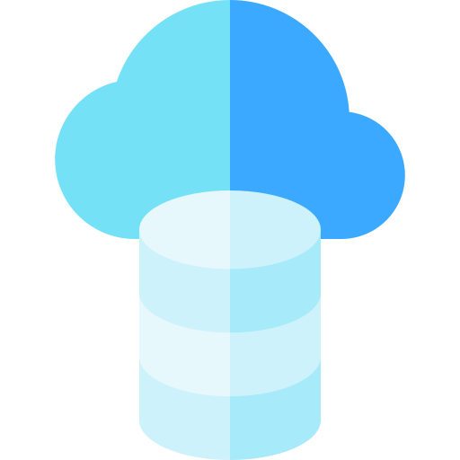 almacenamiento en la nube icono gratis