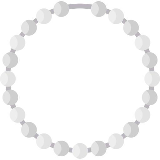 collar de perlas icono gratis