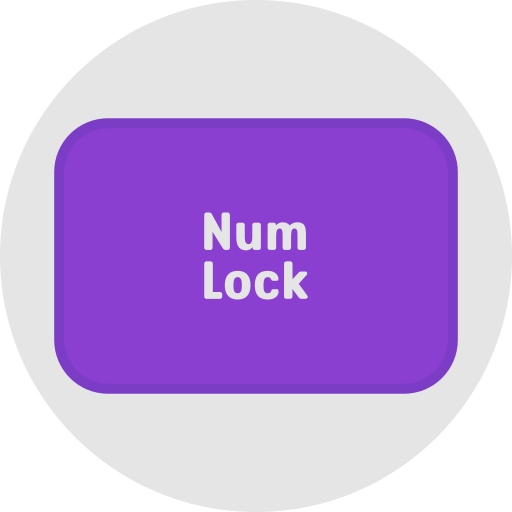 num lock icono gratis