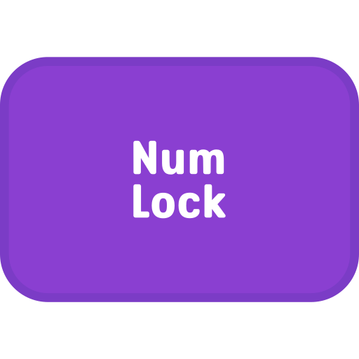 num lock icono gratis