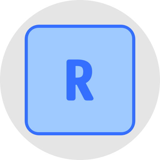 letra r icono gratis