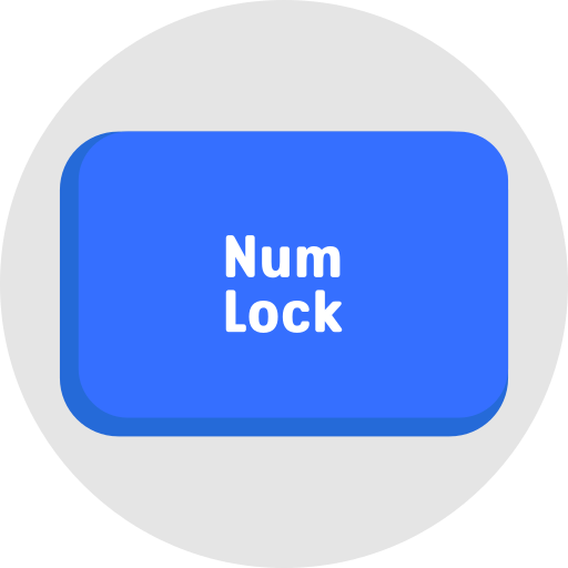 num lock icono gratis