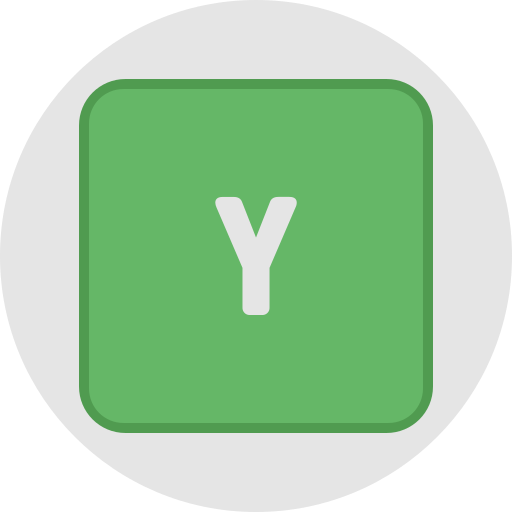 letra y icono gratis