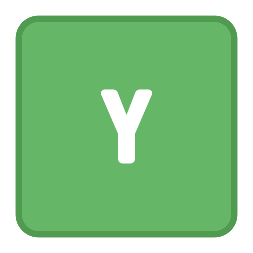 letra y icono gratis